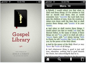 Gospel Library iPhone Application