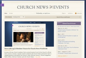 News.lds.org Provides LDS News for Members Worldwide