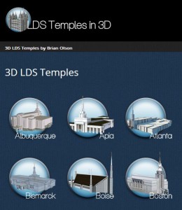 LDS Temple Models in 3D