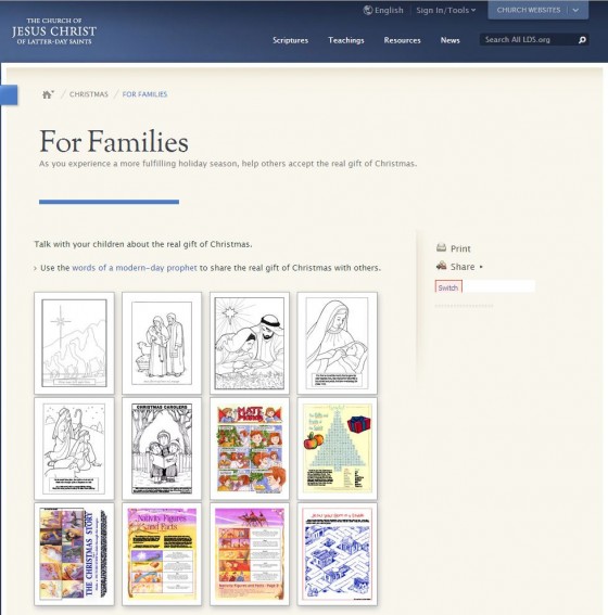 Christmas Activities for Children  LDS365 Resources from the Church