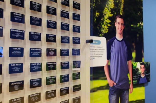 Missionary Name Tags on Temple Square