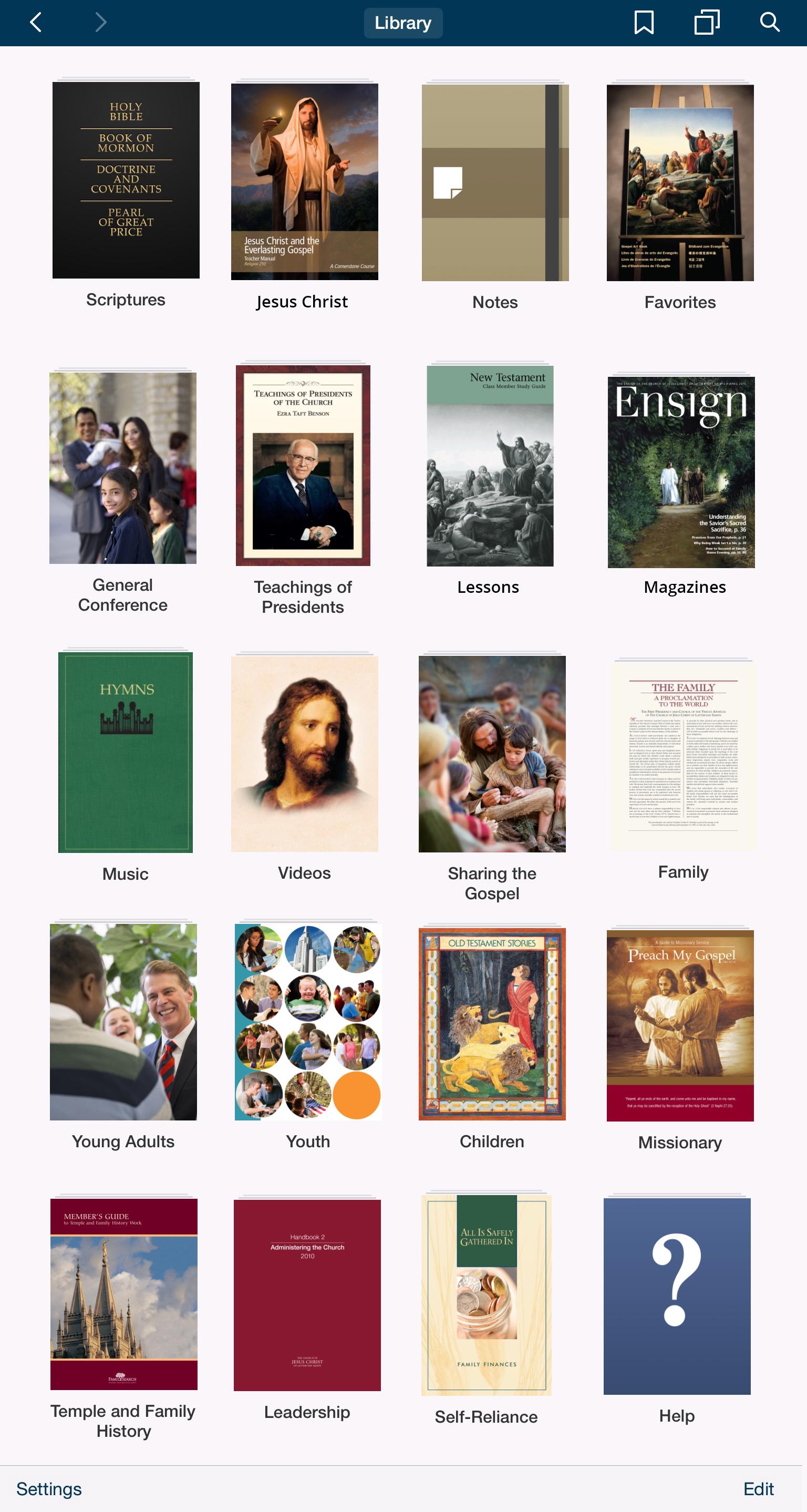 lds gospel library pictures