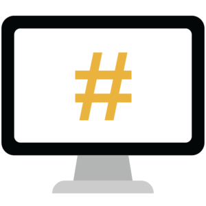 computer-hashtag