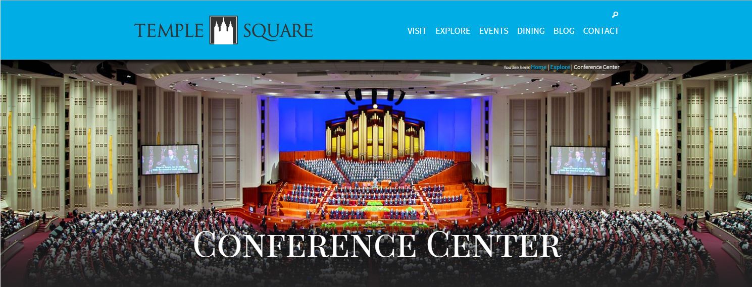 360degree Online Tour of LDS Conference Center LDS365 Resources