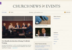Official News Site on LDS.org