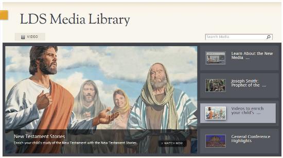 LDS Media Library on LDS.org