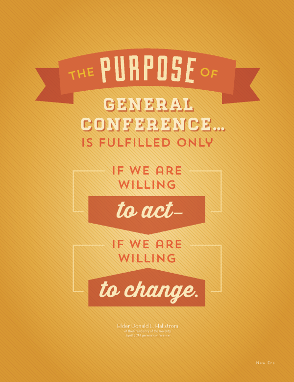 Purpose of LDS General Conference