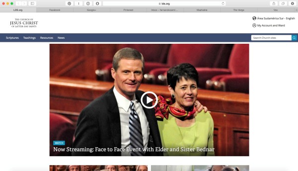 Streaming Live Events on the Homepage of LDS.org