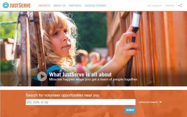 JustServe.org Helps You Find Community Service Opportunities