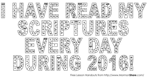 Scripture Reading Charts
