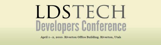 The First LDSTech Developers Conference