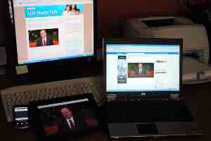 Watching LDS General Conference