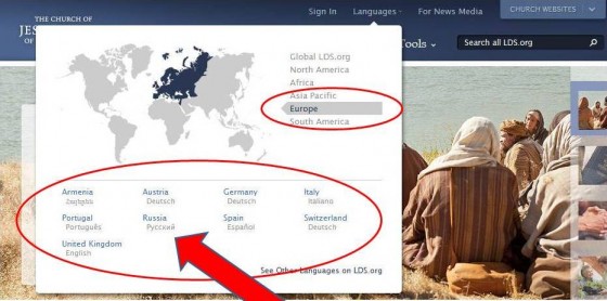 Country Webite for Russia