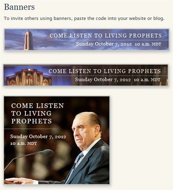 Inviting Friends to Watch LDS General Conference LDS365 Resources