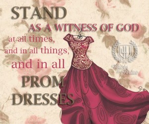 LDS Standards: Prom Dresses