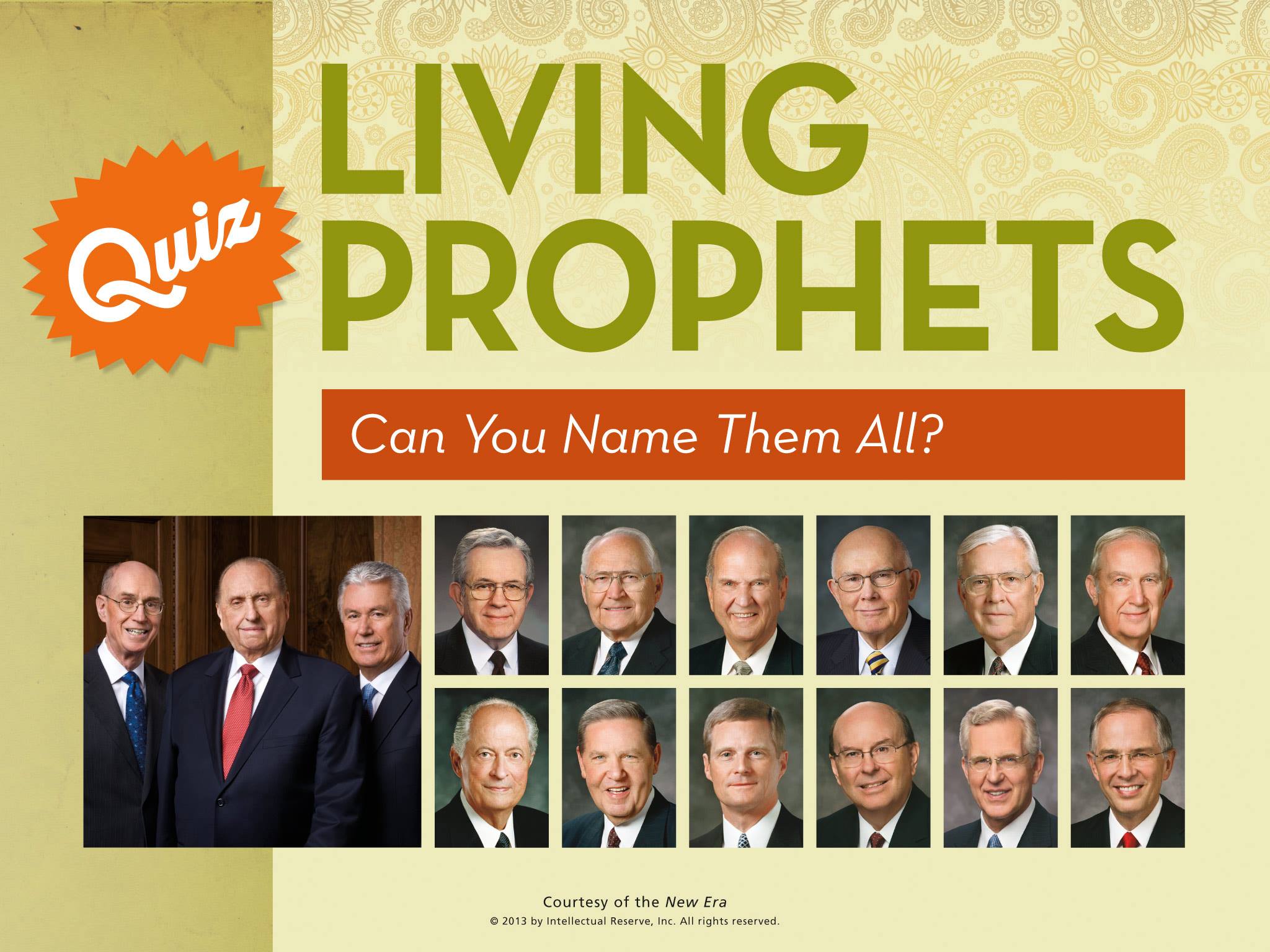 Can you Name the 15 LDS Brethren? LDS365 Resources from the Church