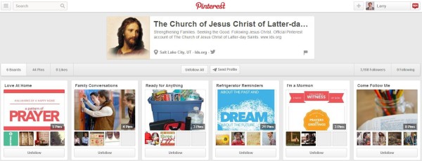 LDS Church Page on Pinterest
