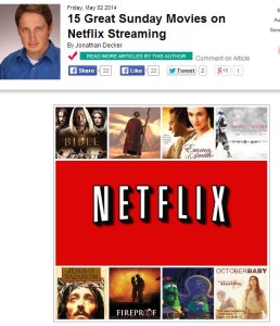 15 Great Sunday Movies on Netflix Streaming