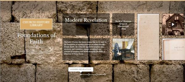 Foundations of LDS Faith Exhibit Online