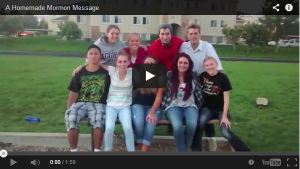 A Homemade Mormon Message