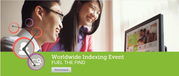FamilySearch Worldwide Indexing Event Aug 7-14