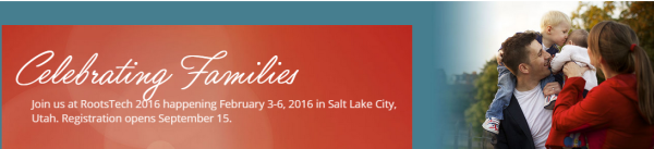 RootsTech 2016 Open for Registration