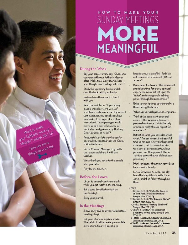 How to Make Your Sunday Meetings More Meaningful