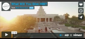 Liberty Ward Christmas Video: What Will You Give HIM?