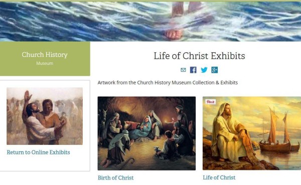 Life of Christ Exhibits Online