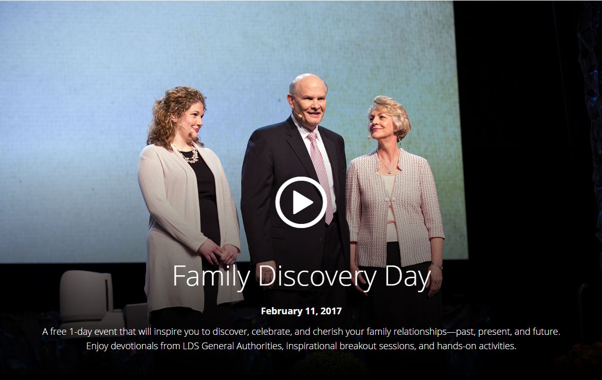 familydiscoveryday2017 LDS365 Resources from the Church & Latter