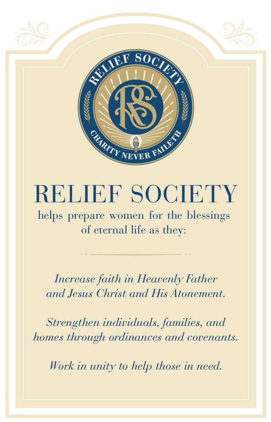 Updates to LDS Relief Society Purpose Statement LDS365 Resources