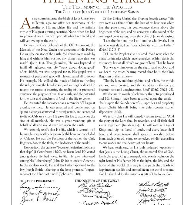 The Living Christ: The Testimony of the Apostles