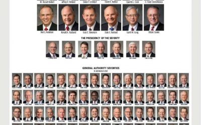 Download LDS General Authority Chart Updated October 2018