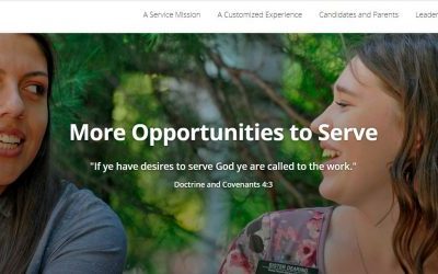 Service Missions for Young Missionaries