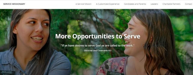 Service Missions for Young Missionaries