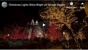Christmas Lights on Temple Square