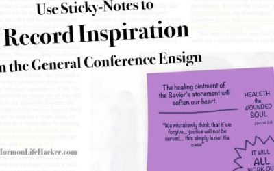 Ideas on Note-taking for General Conference