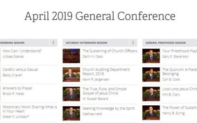 Text of April 2019 General Conference Now Online