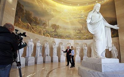 Artist Insights into the 50 foot Mural for the Rome Italy Temple