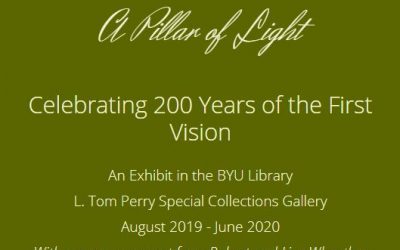 BYU Exhibit “A Pillar of Light” Celebrates 200 Years of the First Vision