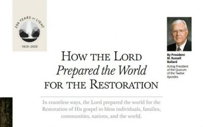 January Ensign & Liahona Help You Study About the Restoration