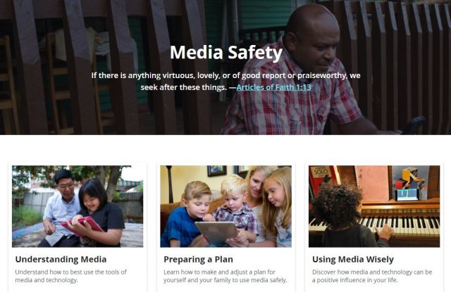 Church Publishes Media Safety Website