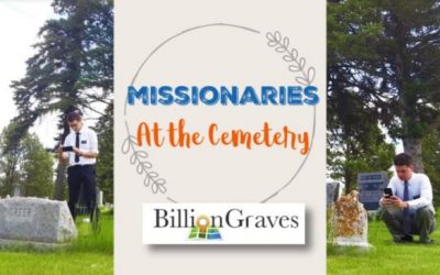 Missionaries Taking Photos of Gravestones