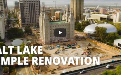 Video: Salt Lake Temple Renovation, September 2020 Update