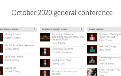 Text of October 2020 General Conference Now Online