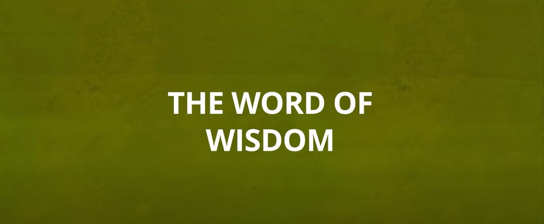 Video What Latter Day Saints Believe About The Word Of Wisdom Lds365 Resources From The Church Latter Day Saints Worldwide
