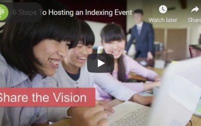6 Steps to Hosting a Successful Indexing Event