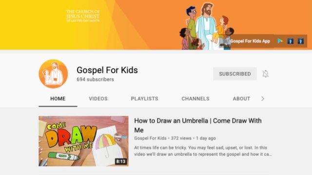 Church Launches Gospel for Kids YouTube Channel