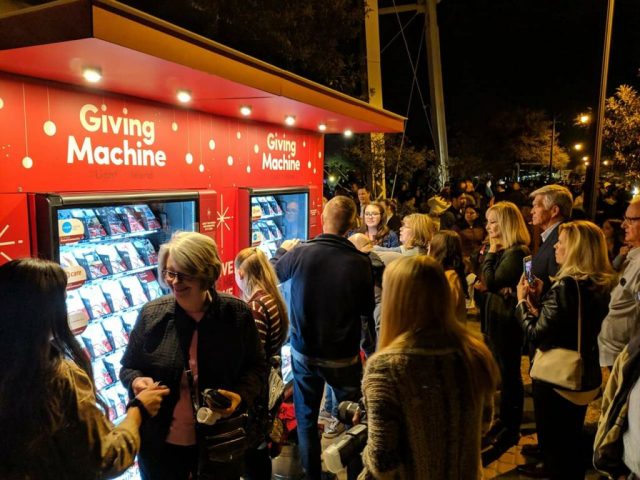 Light the World Giving Machines at 10 Locations in 2021