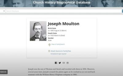 Church History Database Combines Pioneer and Missionary Biographical Data